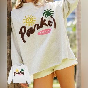 Parke Miami Light Gray Sweatshirt